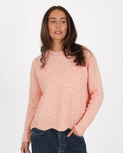 Scallop Jumper, Peach