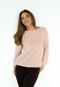 Sofia Sweater, Petal Pink