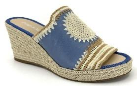 Poppsy Wedge, Denim