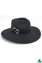 Load image into Gallery viewer, Rhodes Flexibraid Fedora, Black (TM713A)