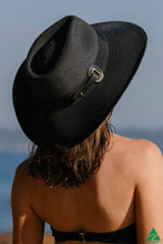 Load image into Gallery viewer, Rhodes Flexibraid Fedora, Black (TM713A)