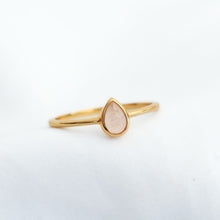 Load image into Gallery viewer, Selene Ring, Gold with Rose Quartz