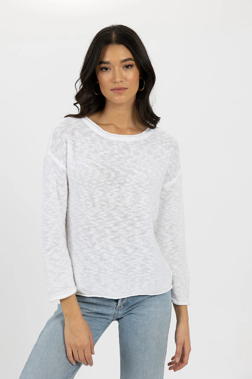 Sofia Sweater, White