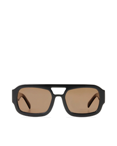 The Suki Sunglasses, Black/Caramel