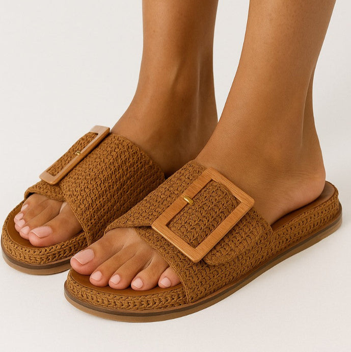Inlet Shoe, Syn Raffia  Top End