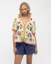 Load image into Gallery viewer, Floral Tie Top