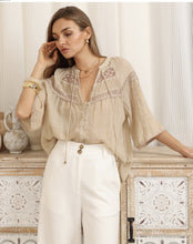 Load image into Gallery viewer, Eli lace detail Blouse