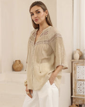 Load image into Gallery viewer, Eli lace detail Blouse