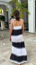 Load image into Gallery viewer, Tia Dress, Black Stripe