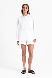 Nude Lucy - Cruz Poplin Shirt,White