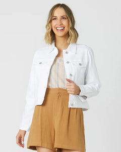 Sass Clothing - Darcy Jacket, White