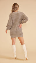 Load image into Gallery viewer, Minkpink - Aspen Knit Dress, Khaki Marle