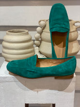 Load image into Gallery viewer, Top End - Melinato Loafers, Emerald Suede