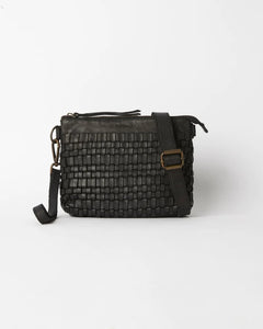 Juju & Co - Woven Pouch Bag, Black