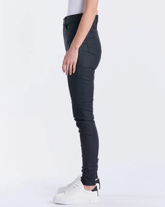 Sass Clothing - Josie Vegan Leather Jean, Black