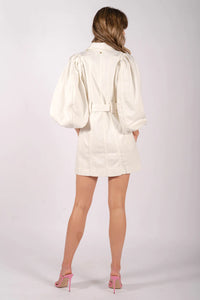 Aureta Stuido - Cellia Mini Dress, Off White
