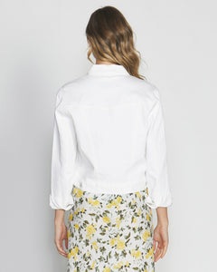 Sass Clothing - Keira Denim Jacket, White