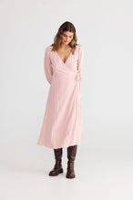 Load image into Gallery viewer, Shanty Corp - Amor Wrap Dress, Rose
